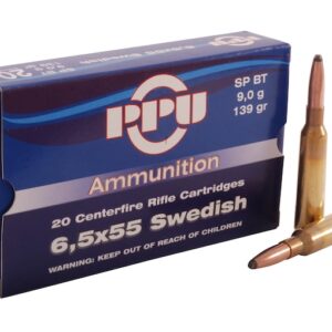Prvi Partizan Ammunition 6.5x55mm Swedish Mauser 139 Grain Soft Point 500 rounds