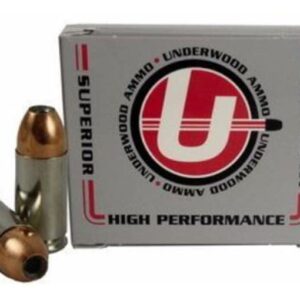 Underwood Ammunition 9mm Luger +P+ 115 Grain Jacketed Hollow Point  500 round