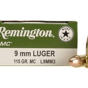 Remington UMC Ammunition 9mm Luger Full Metal Jacket