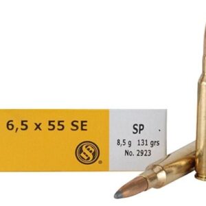 Sellier & Bellot Ammunition 6.5x55mm Swedish Mauser 131 Grain Soft Point 500 rounds