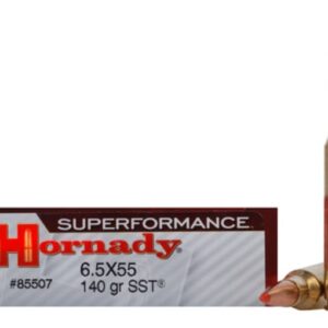 Hornady Superformance SST Ammunition 6.5x55mm Swedish Mauser 140 Grain SST 300 rounds
