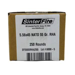SinterFire 5.56x45mm NATO Ammunition
