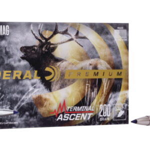Federal Premium TERMINAL ASCENT .300 Winchester Magnum 200 grain Terminal Ascent Centerfire Rifle Ammunition 500 ROUNDS