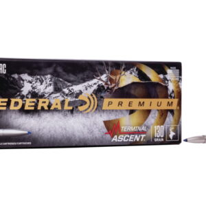 Federal Premium TERMINAL ASCENT 6.5 PRC 130 grain Terminal Ascent Centerfire Rifle Ammunition P65PRCTA1 Caliber 1000 ROUNDS