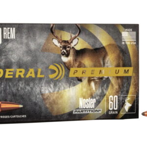 Federal Premium VITAL-SHOK .22-250 Remington 60 grain Nosler Partition 500 rounds