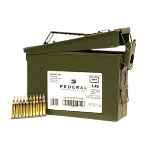 New! Federal 5.56x45mm NATO 62 Grain Full Metal Jacket Boat Tail Brass Cased Centerfire Rifle Ammunition XM855LC1AC1 500 ROUNDS