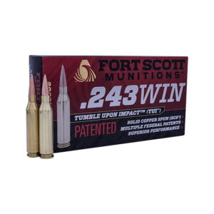 Fort Scott Munitions 243 WINCHESTER 70 Grain Centerfire Rifle Ammunition 243-070-SCV Caliber: .243 Winchester, Number of Rounds: 500