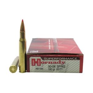 Hornady Superformance .30-06 Springfield 180 Grain Super Shock Tip Centerfire Rifle Ammunition 81183 Caliber: .30-06 Springfield, Number of Rounds: 500