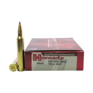 Hornady Superformance .300 Winchester Magnum 165 Grain Gilding Metal eXpanding Centerfire Rifle Ammunition 500 ROUNDS