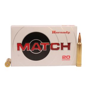 Hornady Match .300 Winchester Magnum 195 Grain Extremely Low Drag Match Centerfire Rifle Ammunition 500