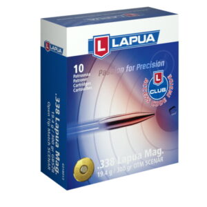 Lapua Scenar .338 Lapua Magnum 300 grain Scenar Open Tip Match Brass Cased Centerfire Rifle Ammunition 4318013 Caliber: .338 Lapua Magnum, Number of Rounds: 500