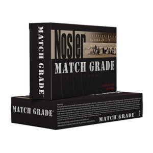 Nosler Match Grade .223 Remington 77 Grain Custom Competition Brass Cased Centerfire Rifle Ammunition 60011 500 ROUNDS