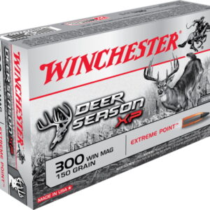 Winchester DEER SEASON XP .300 Winchester Magnum 150 grain Extreme Point Polymer Tip Centerfire Rifle Ammunition 500 ROUNDS