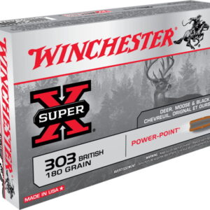 Winchester SUPER-X RIFLE .303 British 180 grain Power-Point Brass Cased 500 rounds
