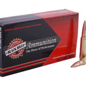 Black Hills 308 Winchester Ammo 168 Grain Jacketed Hollow Point Moly