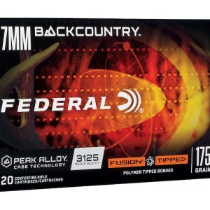 Federal Premium Fusion Tipped 7mm Backcountry Ammo 175 Grain Polymer Tip Box of 500