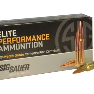 Sig Sauer Elite Performance Match Grade 6.5 Creedmoor Ammo 140 Grain Jacketed Hollow Point Box Of 500