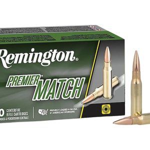 Remington Premier Match 308 Winchester Ammo 168 Grain Sierra MatchKing Jacketed Hollow Point