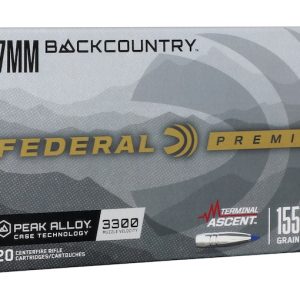 Federal Premium Terminal Ascent 7mm Backcountry Ammo 155 Grain Polymer Tip Box of 500