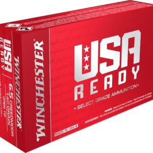 Winchester USA Ready 6.5 Creedmoor Ammo 140 Grain Jacketed Hollow Point Box of 500