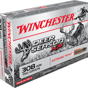 Winchester Deer Season XP 308 Win Ammo - 20 Rounds of 150 Grain Extreme Point Ammunition