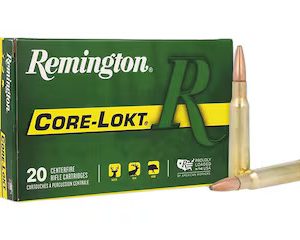 Remington Core-Lokt 7x57mm Mauser (7mm Mauser) Ammo 140 Grain Jacketed Soft Point Box of 500