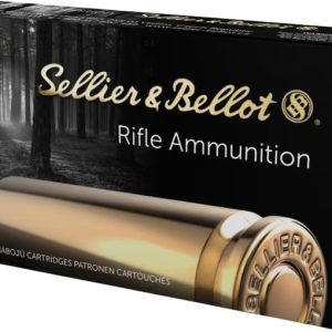 Sellier & Bellot 7x57mm Mauser (7mm Mauser) Ammo 140 Grain Jacketed Soft Point Box of 500 Rounds